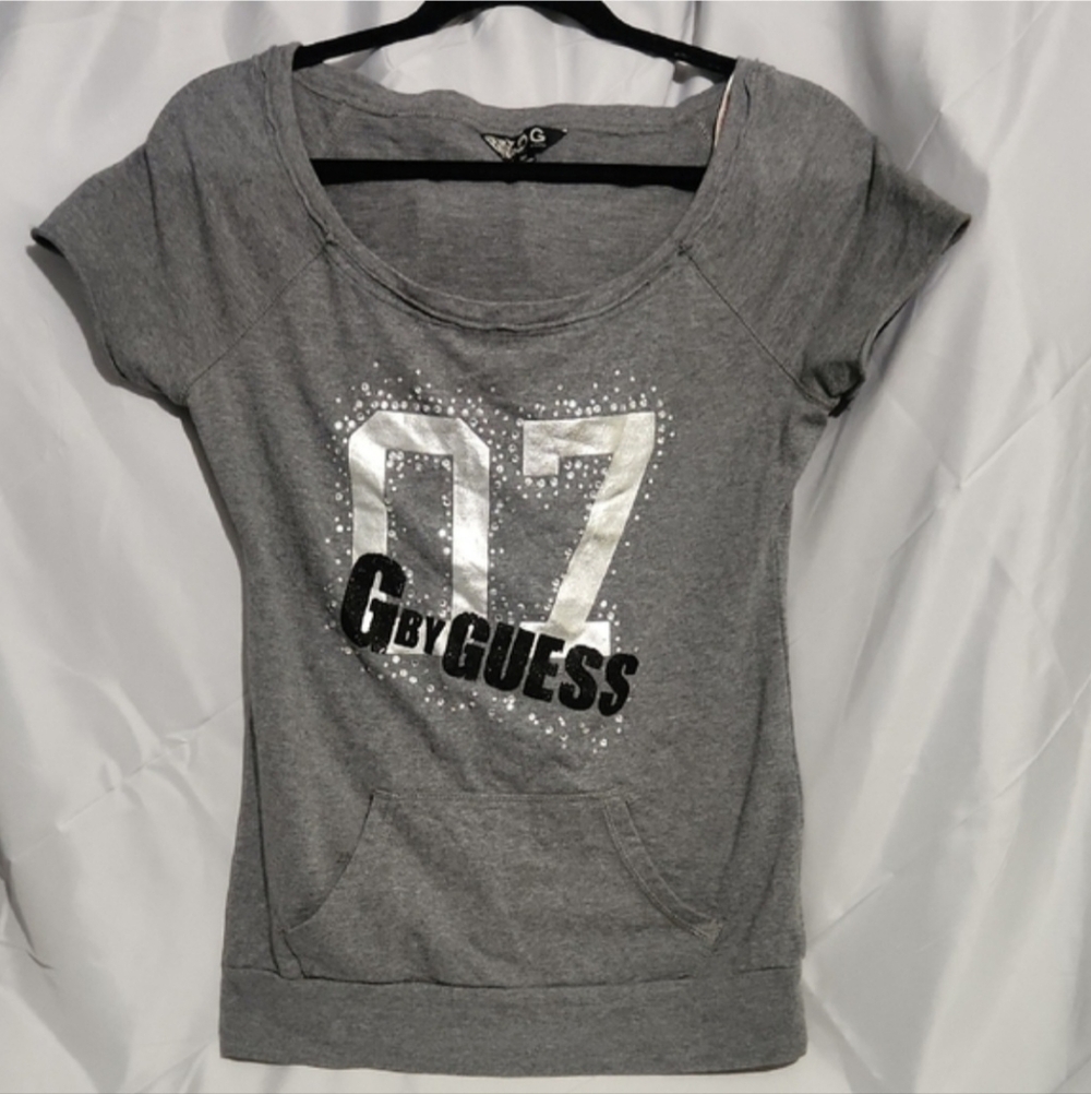 G by GUESS Gray Women's Top
